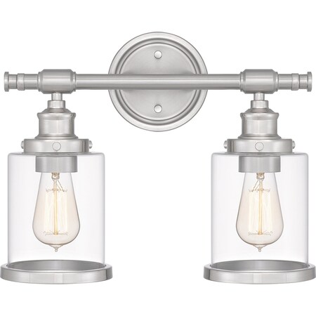 Quoizel Dixie Bath 2 Lights Brushed Nickel DIX8615BN